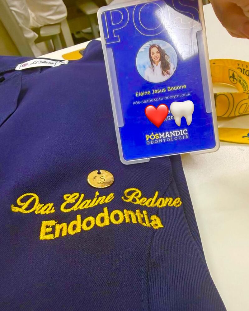 Jaleco de Endodontia da Dra. Elaine Bedone